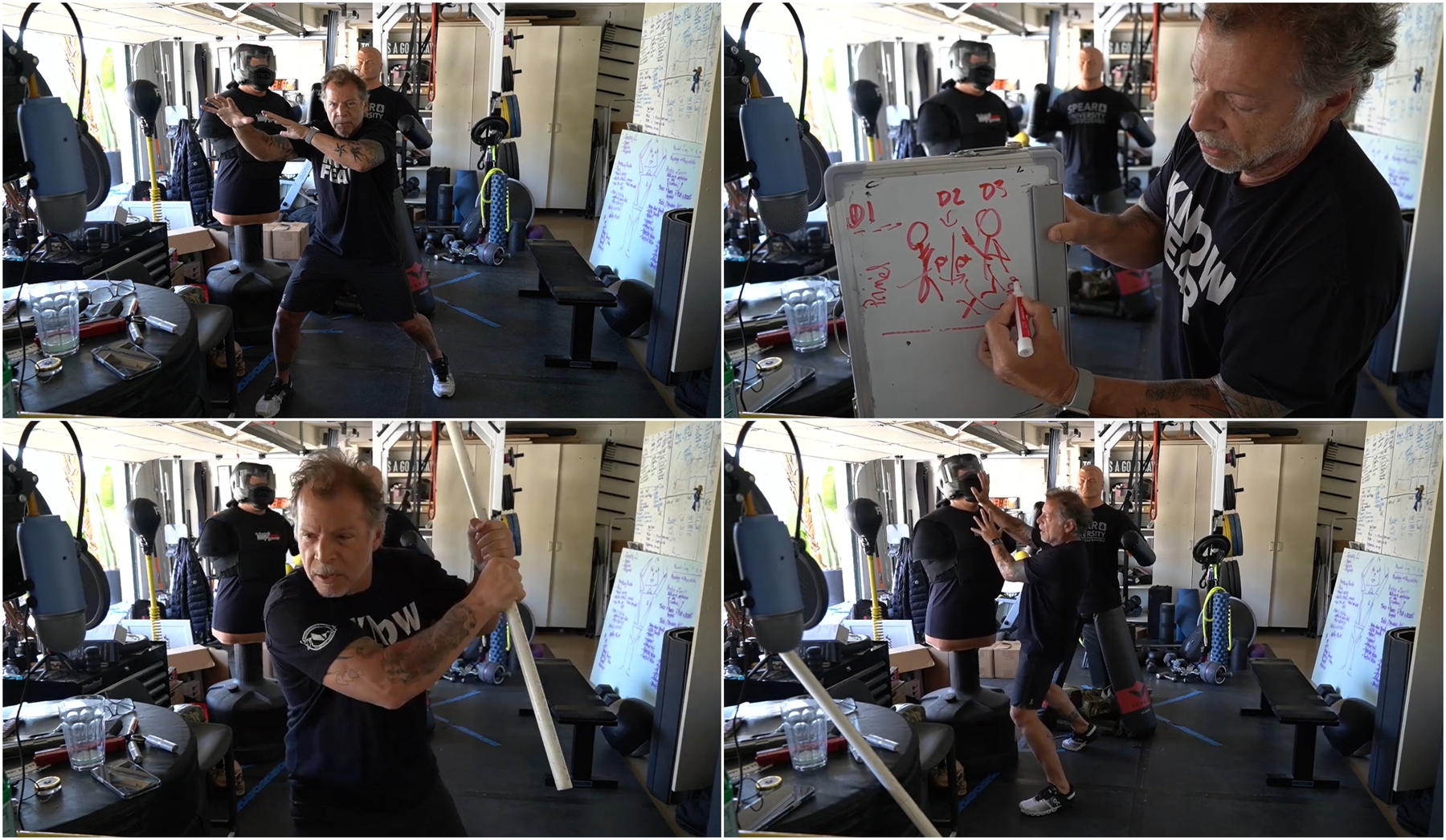 Tactical Garage Gym training session